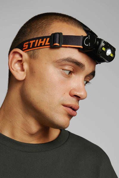 STIHL Stirnlampe mit Helmhalterung