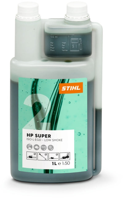STIHL 2-Takt-Motorenöl HP Super, 1L Dosierflasche (für 50 l Kraftstoff)