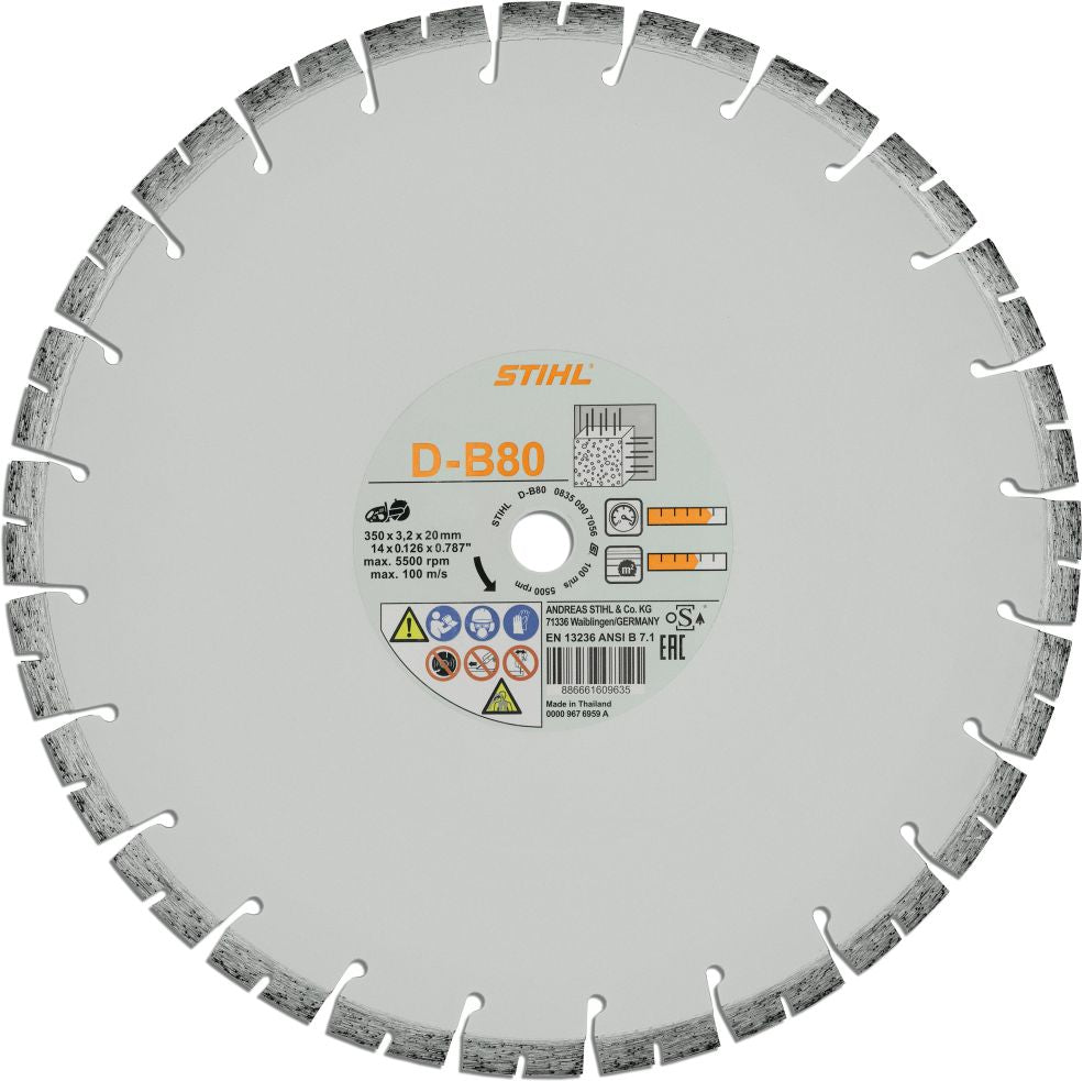 STIHL Diamant-Trennscheibe Ø 350 mm B80