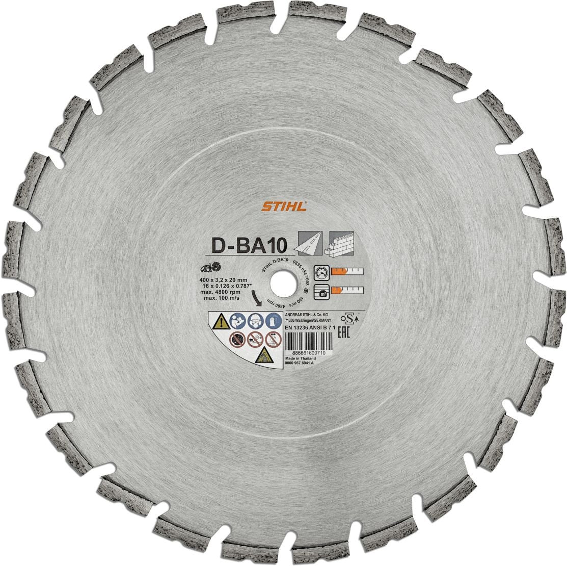 STIHL Diamant-Trennscheibe Ø 400 mm BA 10