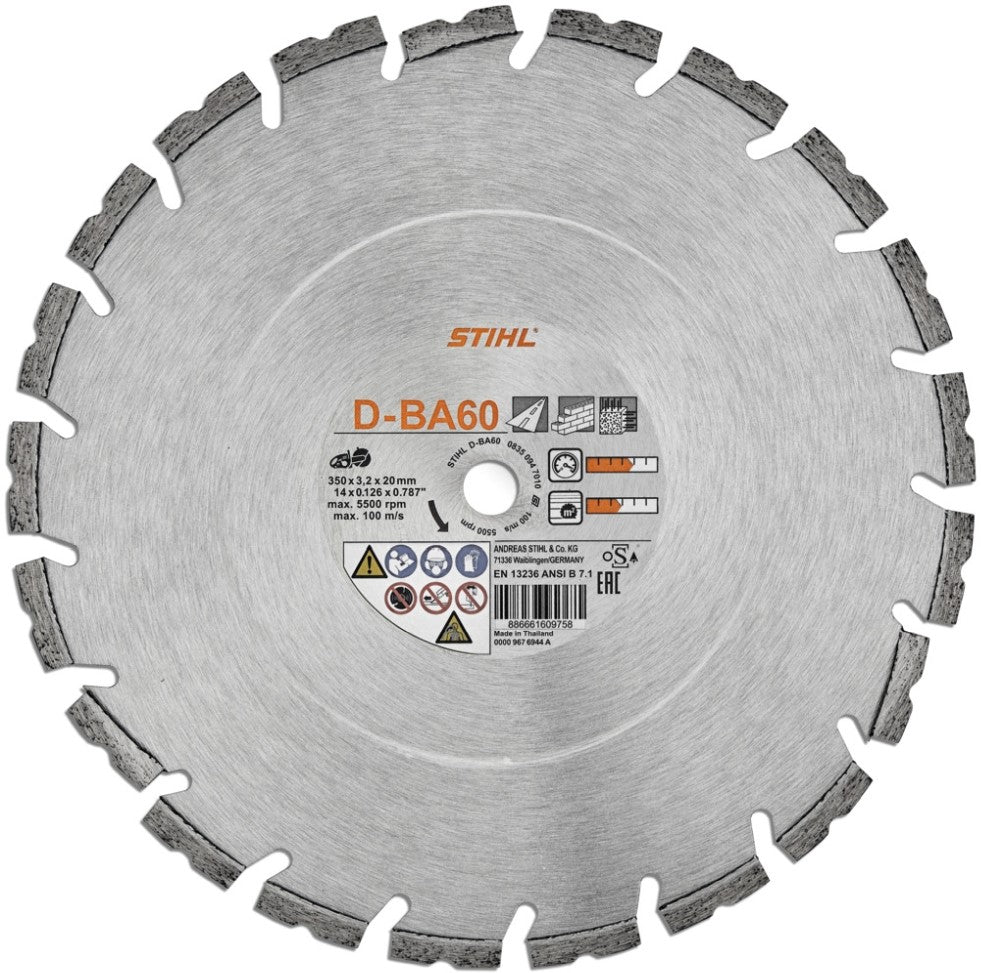 STIHL Diamant-Trennscheibe Ø 400 mm BA 60