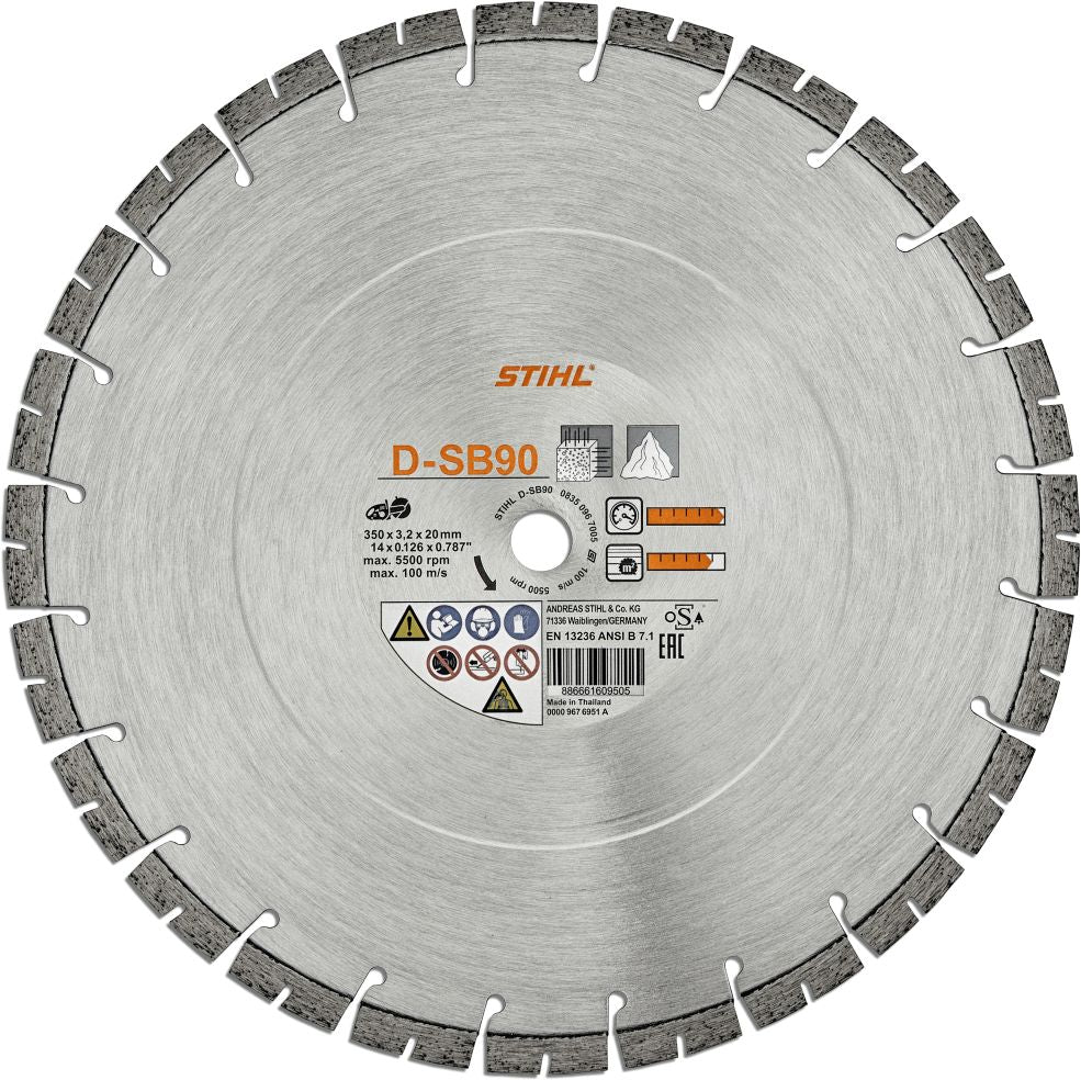 STIHL Diamant-Trennscheibe Ø 400 mm SB 90