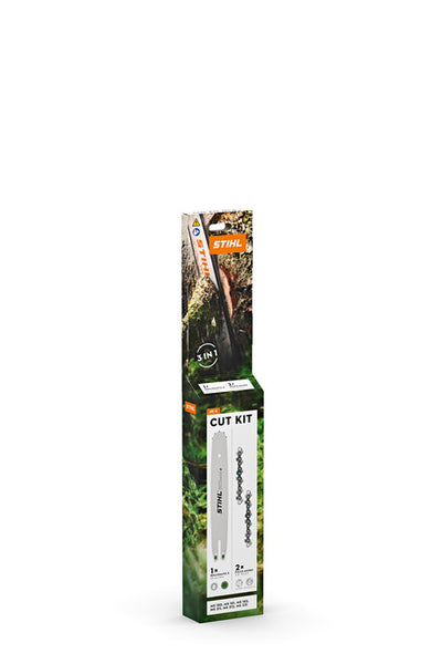 STIHL Sägeketten-Führungsschienen-Set Cut Kit 4, PM3, Schienenlänge 35 cm