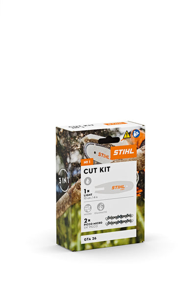 STIHL Sägeketten-Führungsschienen-Set Cut Kit 1, PM3, Schienenlänge 10 cm