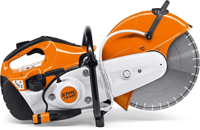 STIHL Benzin-Trennschleifer TS 420  mit STIHL 350mm Bau- und Edelstahl Trennscheibe - Modell 2025