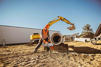 STIHL Benzin-Trennschleifer TS 440 mit STIHL 350mm K-ME Stahl-Trennscheibe - Modell 2025