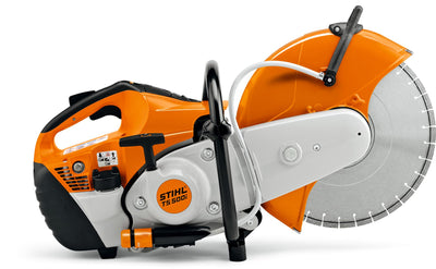 STIHL Benzin-Trennschleifer TS 500i mit STIHL 350mm K-ME Stahl-Trennscheibe