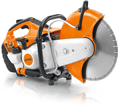 STIHL Benzin-Trennschleifer TS 500i mit STIHL 350mm K-ME Stahl-Trennscheibe