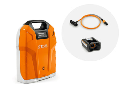 STIHL Rückentragbarer Akku AR 3000 L, Set mit Adapter AP und Anschlussleitung