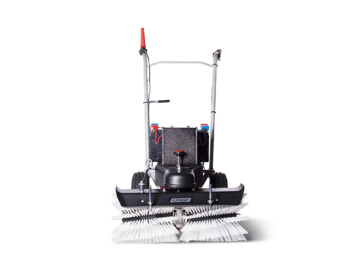 4F Schmutz- und Schneekehrmaschine Limpar Akku 52 mit Winterkehrbürstensatz