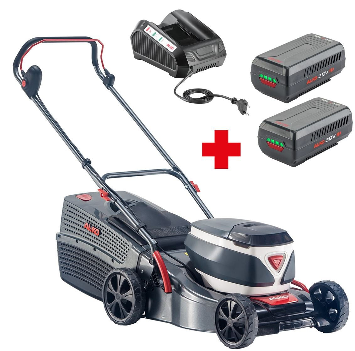 AL-KO Akku-Rasenmäher 42.2 LI COMFORT SET 
inkl. 2x Akku und Ladegerät
