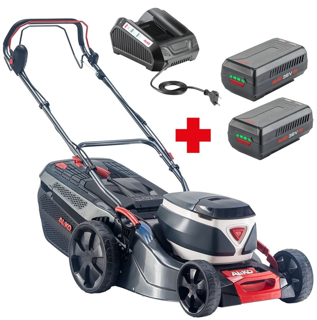 AL-KO Akku-Rasenmäher 46.2 LI SP COMFORT SET 
inkl.2 Akku und Ladegerät