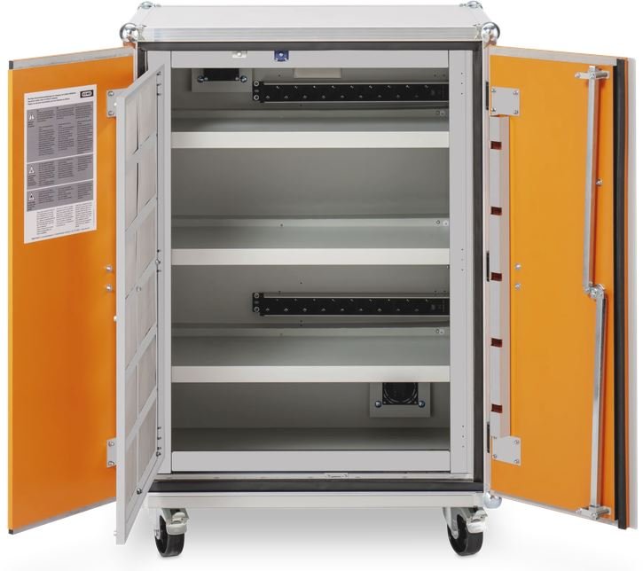 CEMO CEMO Akku-Ladeschrank Basic 8/10, 230 V mit Rollen 211.7044.020