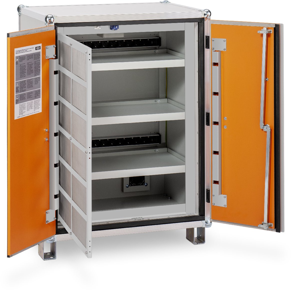 CEMO Akku-Ladeschrank Basic 8/10, 400 V mit Füßen 211.7044.001