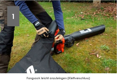 ECHO Benzin-Saughäcksler ES-255ES 2in1 inkl. Nassfangsack - Modell 2025