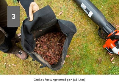 ECHO Benzin-Saughäcksler ES-255ES 2in1 inkl. Nassfangsack - Modell 2025