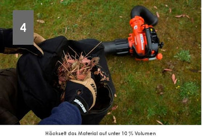 ECHO Benzin-Saughäcksler ES-255ES 2in1 inkl. Nassfangsack - Modell 2025