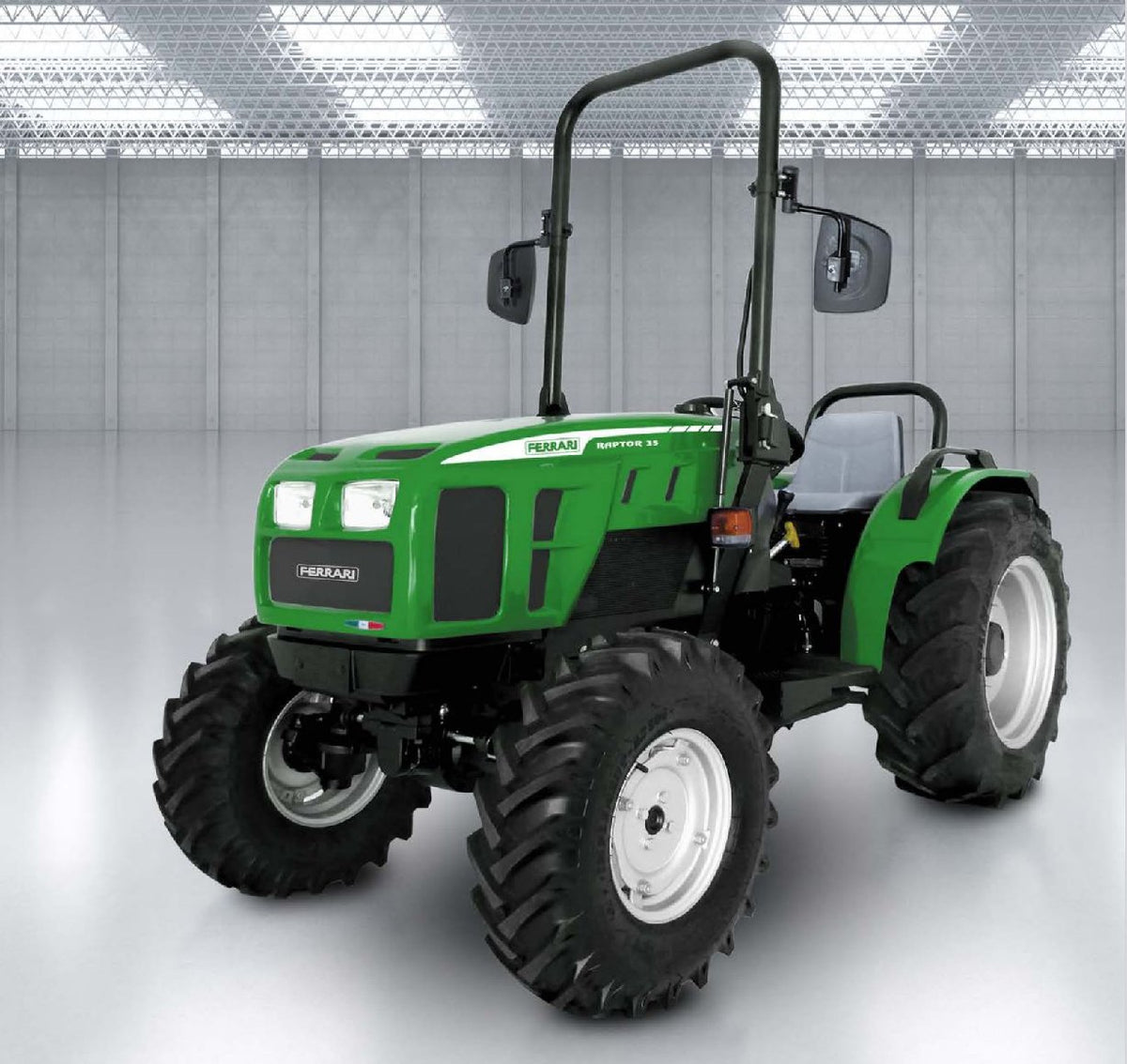 FERRARI Kompakttraktor Raptor 35 -Grundmaschine ohne Bereifung