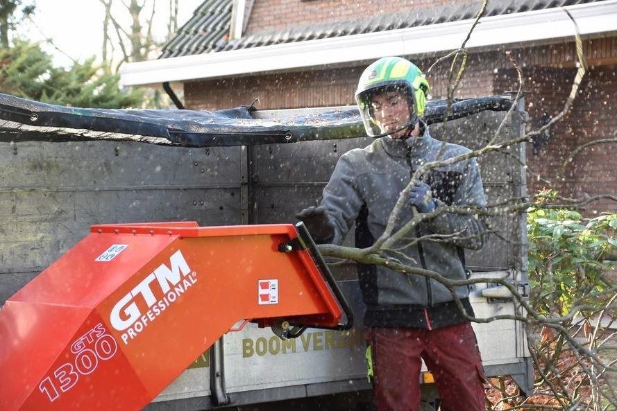GTM Professional Benzin-Häcksler GTS1300G-ETO - mit E-Start und drehbarem Auswurf