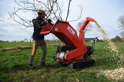 GTM Professional Benzin-Häcksler GTS1300RGE Raupenantrieb mit E-Start - Modell 2025
