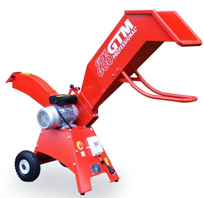 GTM Professional Elektro-Häcksler GTS 600E - mit Rotorschreddersystem