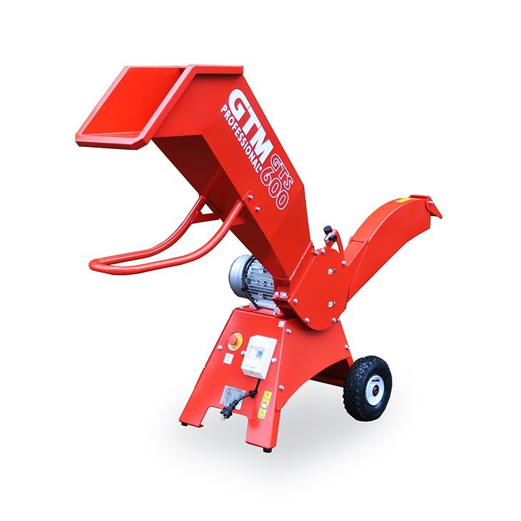 GTM Professional Elektro-Häcksler GTS 600E - mit Rotorschreddersystem