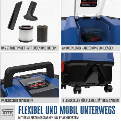 Güde Akku Nass- und Trockensauger NTST 18-0