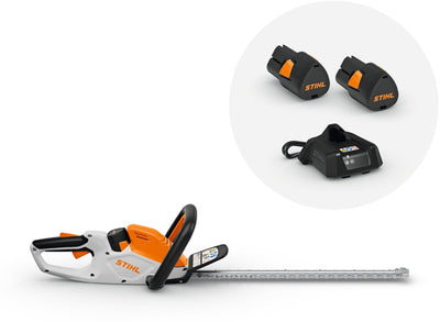 STIHL Akku-Heckenschere HSA 40 Set mit 2x Akku AS 2 und Ladegerät AL 1 - Modell 2025