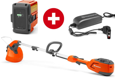 Husqvarna Akku-Trimmer 115iL Set mit Akku BLi10 + Ladegerät QC80