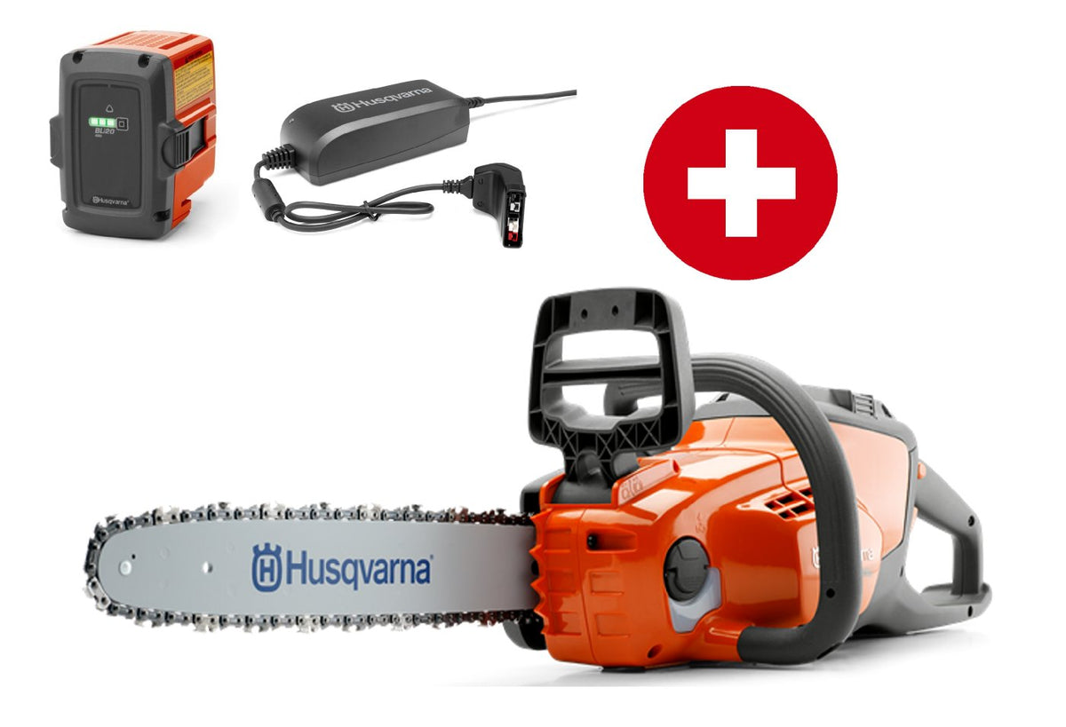 Husqvarna Akku-Motorsäge 120i Set inkl. Akku BLi20 + Ladegerät QC80 - Vorführgerät