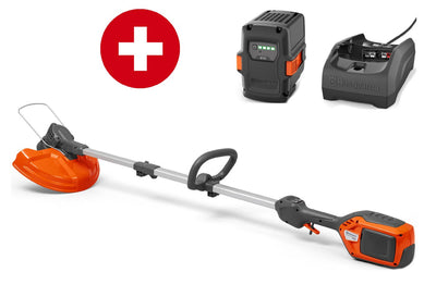 Husqvarna Akku-Trimmer 215iL Set mit B70, C80 - Set mit Akku B70 und Ladegerät C80 - Modell 2025