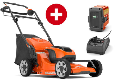 Husqvarna Akku-Rasenmäher LC 142iS - Set mit Akku BLi20 und Ladegerät C80 - Modell 2025