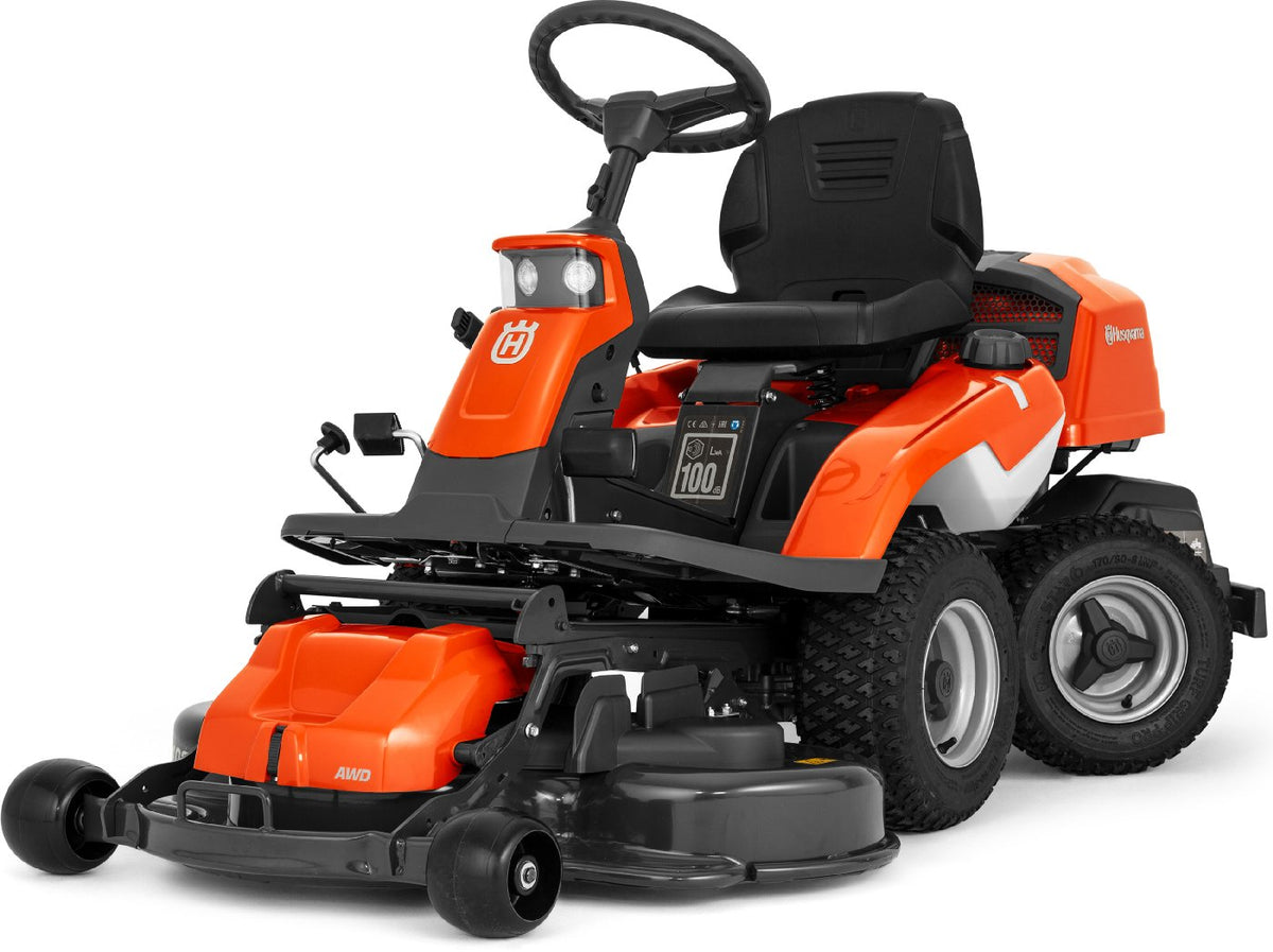 Husqvarna Profi-Frontmäher R 216T AWD Combi 94 Winterpaket mit Schneeschild und Gummileiste