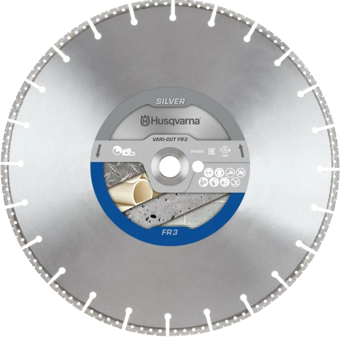 Husqvarna Akku-Trennscheibe VARI-CUT FR3 350  25.4/20 Leistungsgrad	 Silver