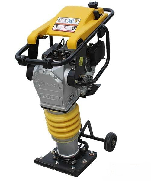 Lumag Profi-Vibrationsstampfer Honda Motor LVS 80-GX inkl. Transporträder