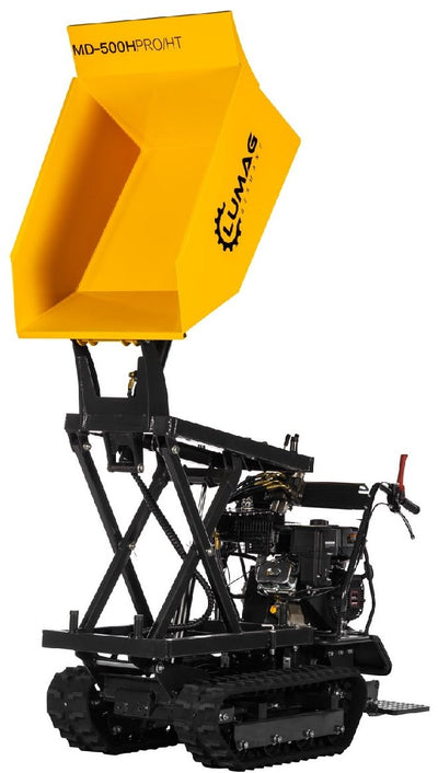 Lumag Hydr. Benzin-Raupendumper (High-Tip-Funktion) MD 500H PROHT - Modell 2025