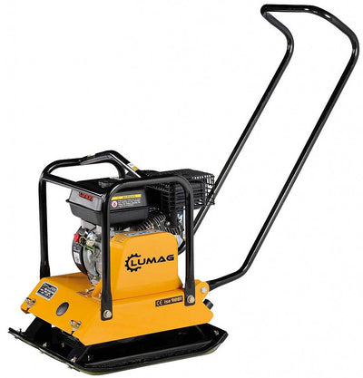 Lumag Benzin-Rüttelplatte RP 1100 PRO inkl. Gummimatte und Fahrwerk - Modell 2025