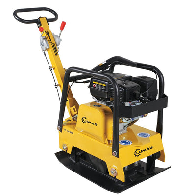 Lumag Benzin-Rüttelplatte RP 130 HPC inkl. Gummimatte u. Fahrwerk - Modell 2025