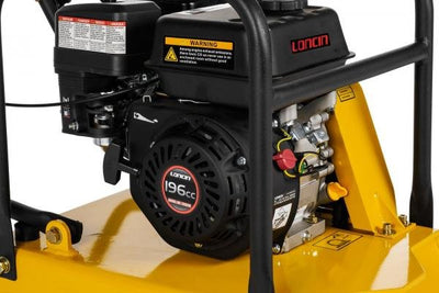 Lumag Benzin-Rüttelplatte RP 1400PRO inkl. Gummimatte und Fahrwerk