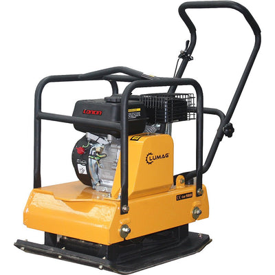 Lumag Benzin-Rüttelplatte RP 1400PRO inkl. Gummimatte und Fahrwerk - Modell 2025