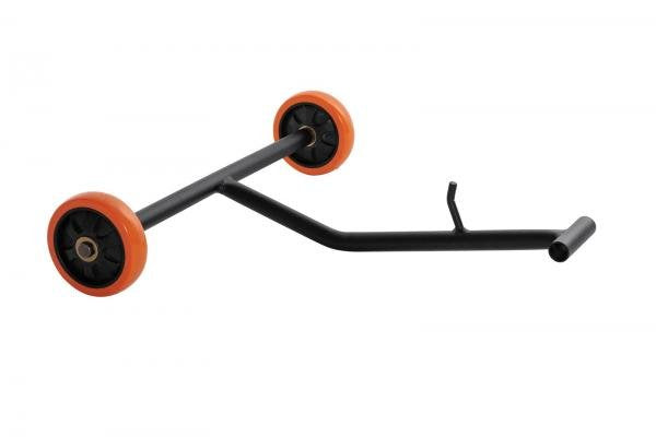 Lumag Benzin-Rüttelplatte RP 200 HPC inkl. Gummimatte und Fahrwerk