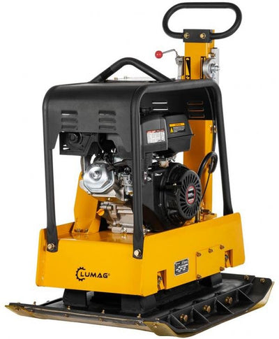 Lumag Benzin-Rüttelplatte RP 300 HPCA inkl. Gummimatte und Fahrwerk - Modell 2025