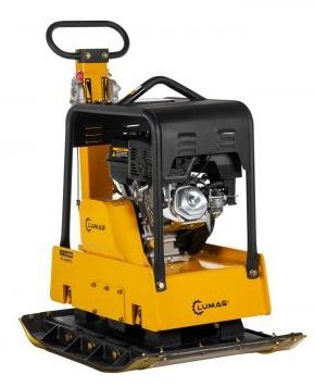 Lumag Benzin-Rüttelplatte RP 300 HPCA inkl. Gummimatte und Fahrwerk - Modell 2025