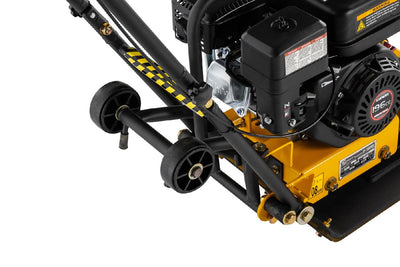 Lumag Benzin-Rüttelplatte RP 700 PRO inkl. Gummimatte und Fahrwerk - Modell 2025