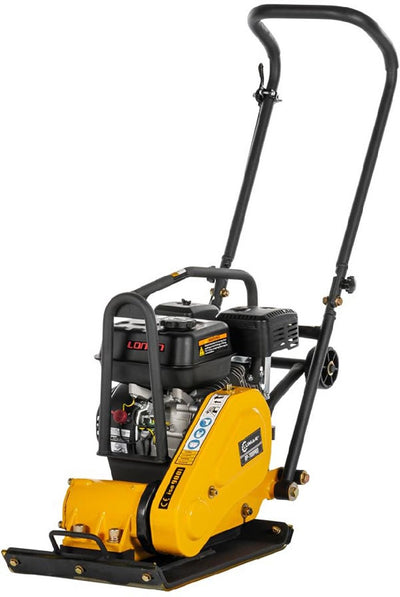 Lumag Benzin-Rüttelplatte RP 700 PRO inkl. Gummimatte und Fahrwerk - Modell 2025