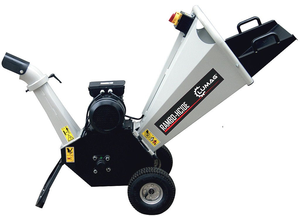Lumag Häcksler mit Elektromotor RAMBO HC10E - Trommelhäcksler