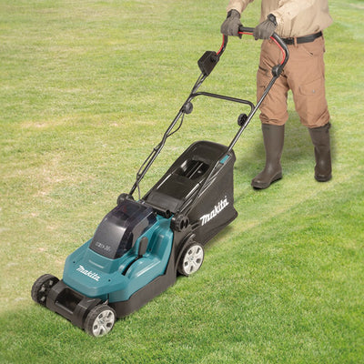 Makita Akku-Rasenmäher DLM382PM2 mit 2 x 4 Ah Akku und Ladegerät - Modell 2025