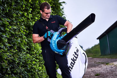 Makita Akku-Laubbläser und -sauger DUB363PT2V mit 2 x 5 Ah Akku und Doppel-Ladegerät