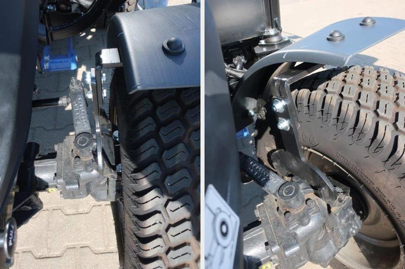 Naglak Vorderradkotflügel schwenkbar für Naglak Kabine