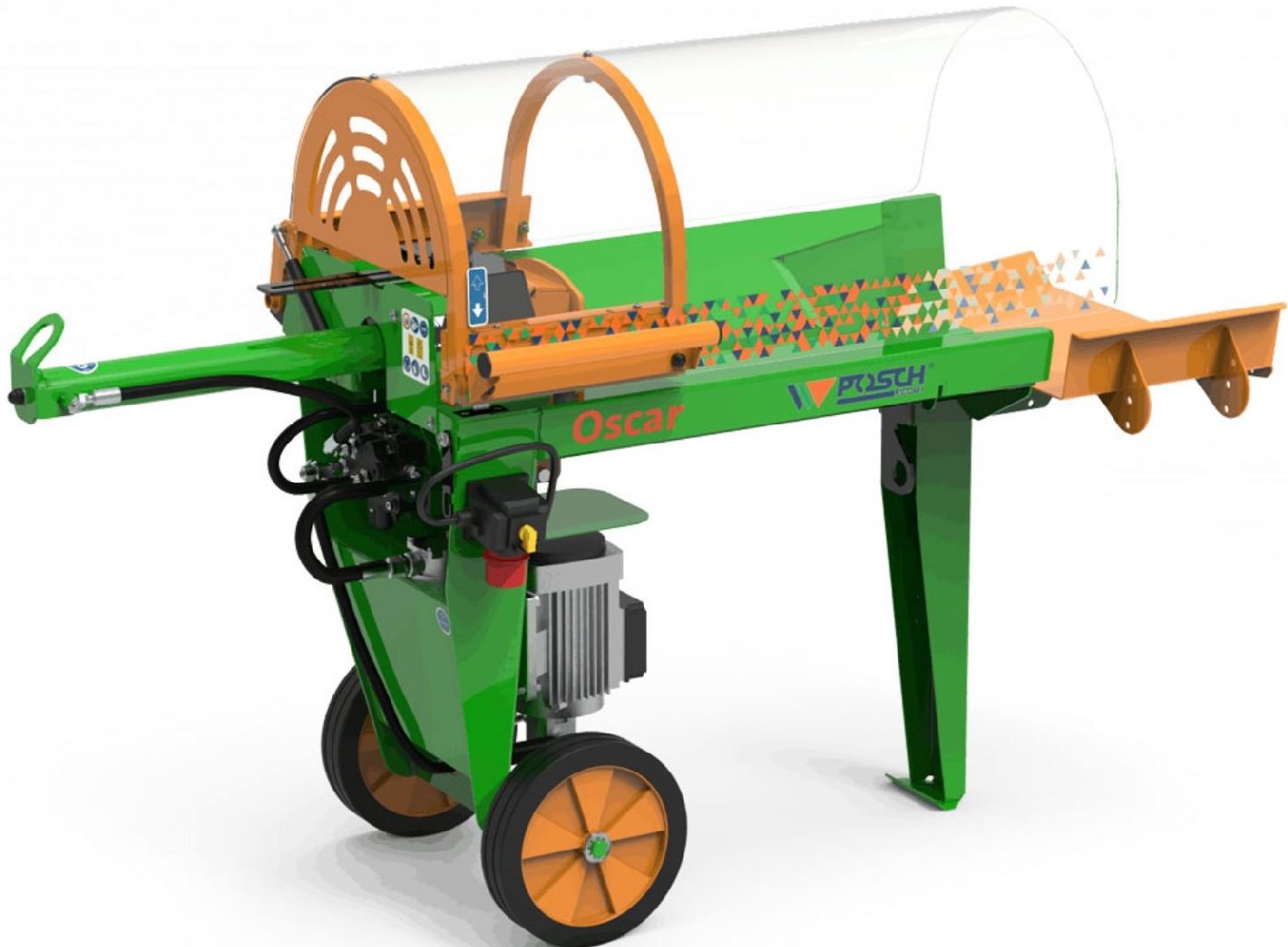 POSCH Elektro-Holzspalter liegend Oscar E3-230-R nur 3.796,10